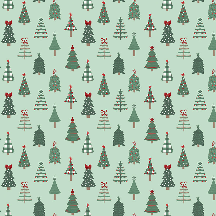 Evergreen Wishes / Trees in Mint