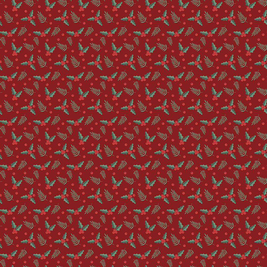 Evergreen Wishes / Holly Berries in Red