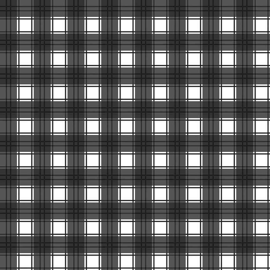 Evergreen Wishes / Plaid in Black