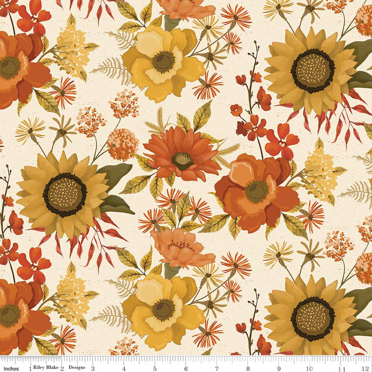 Bountiful / Main Floral in Cream