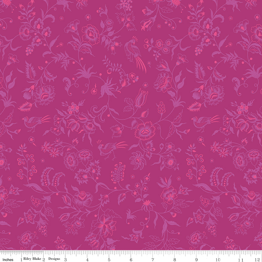 Kipling Gardens / Haviland in Fuchsia