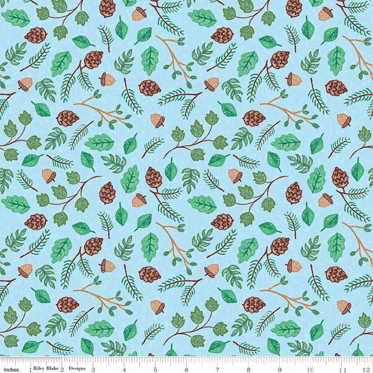 Colorful Critters / Botanical in Blue