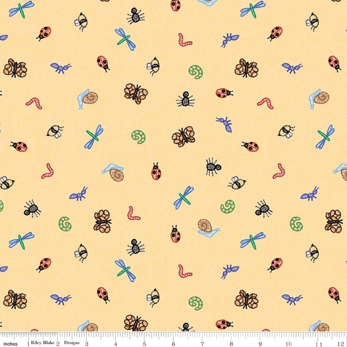 Colorful Critters / Bug Toss in Yellow