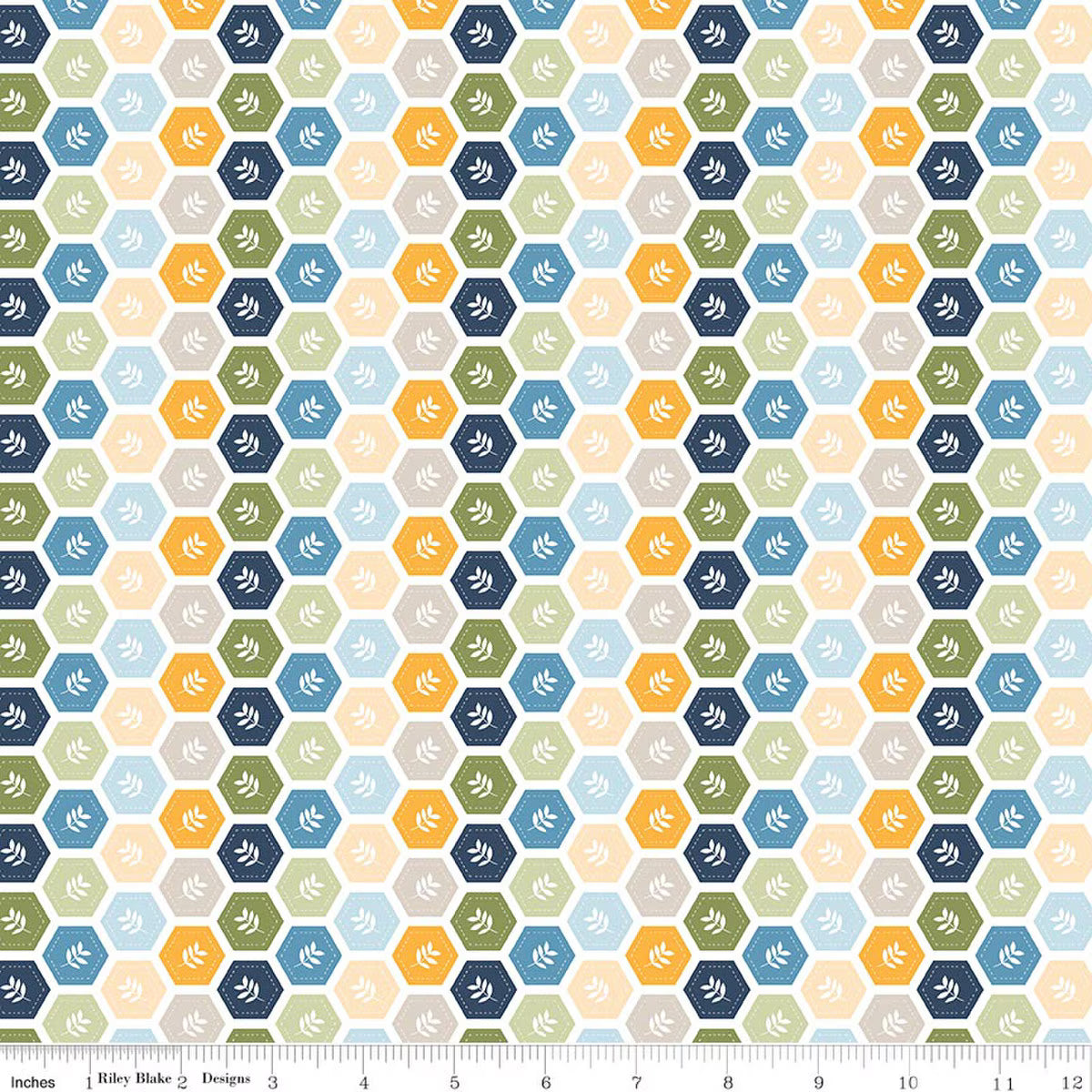 Sunshine & Dandelions / Hexies in Multi
