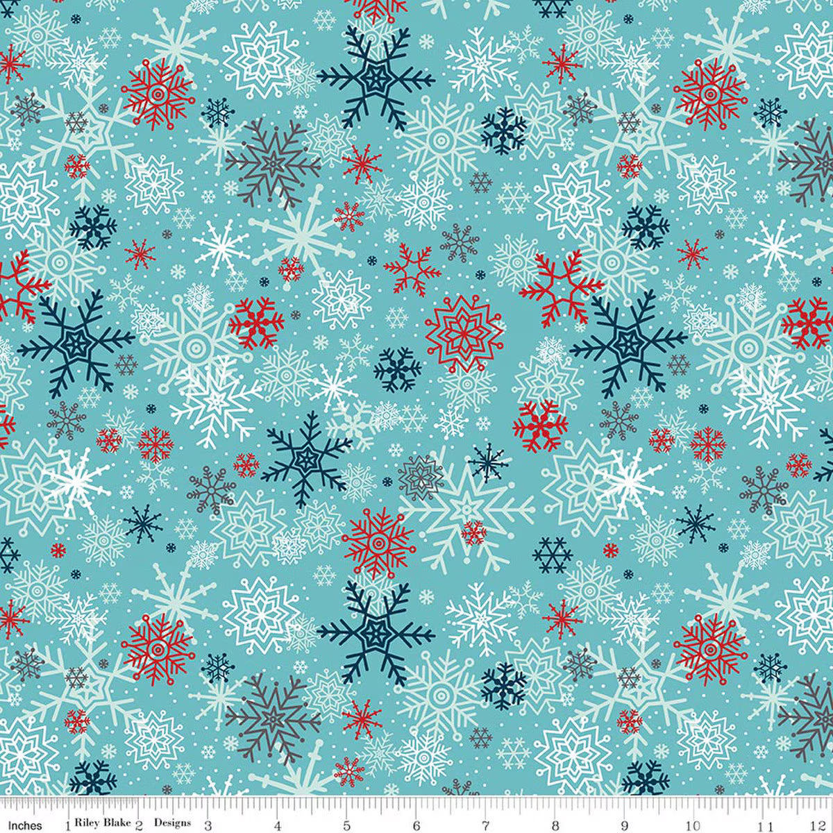 A Perfect Winter / Snowflakes in Blue