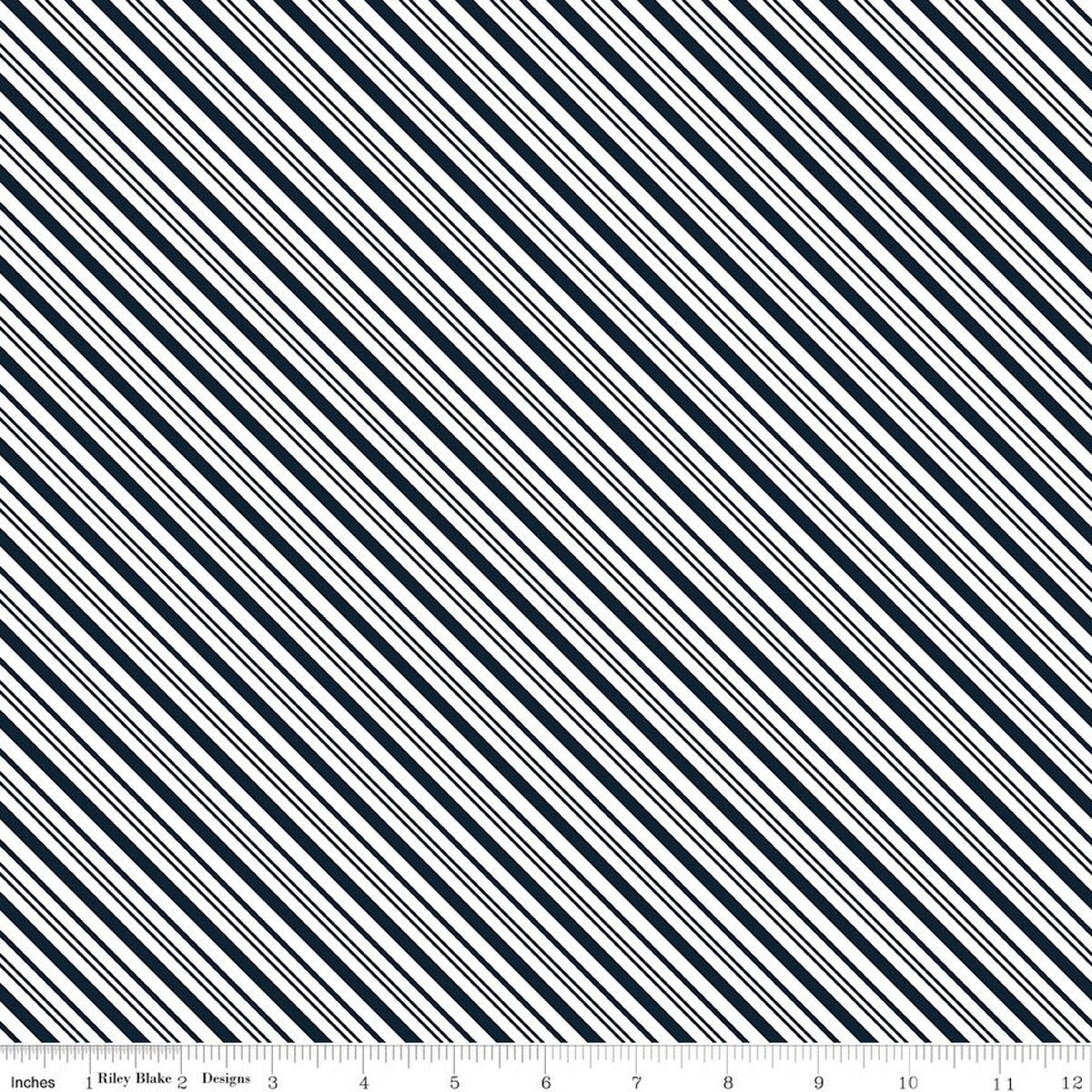 A Perfect Winter / Stripes in Navy