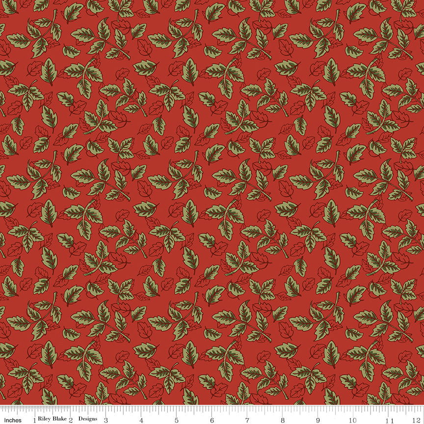 Tangled Garden / Leaves in Red