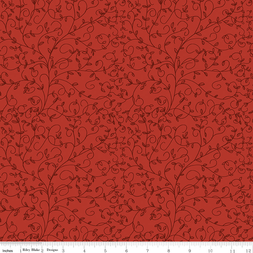 Tangled Garden / Vines in Red