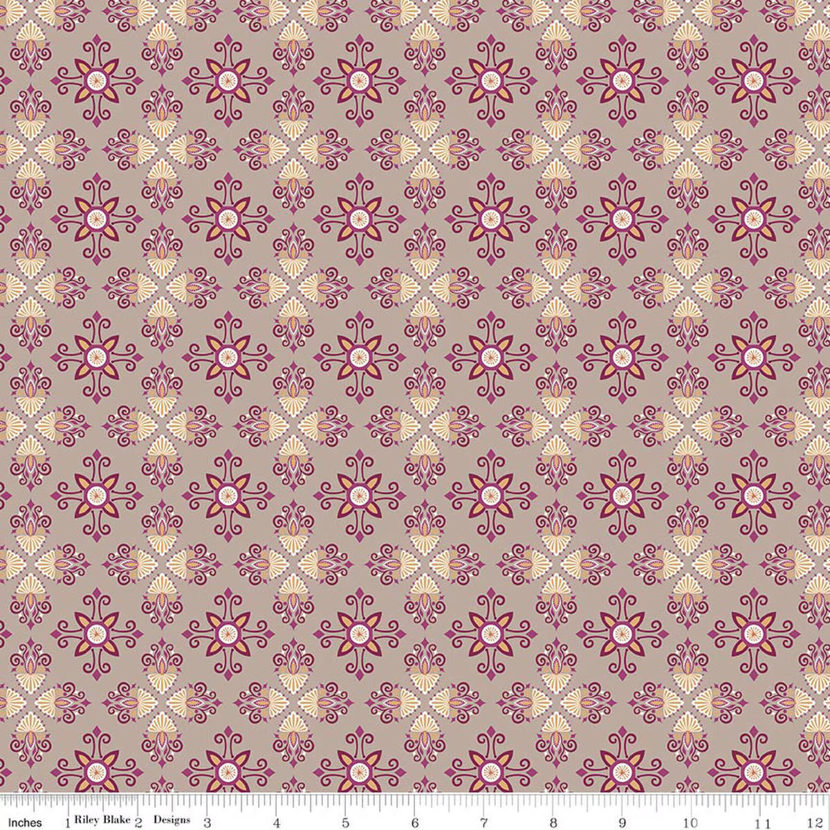 Where The Wildflowers Are / Damask in Pewter