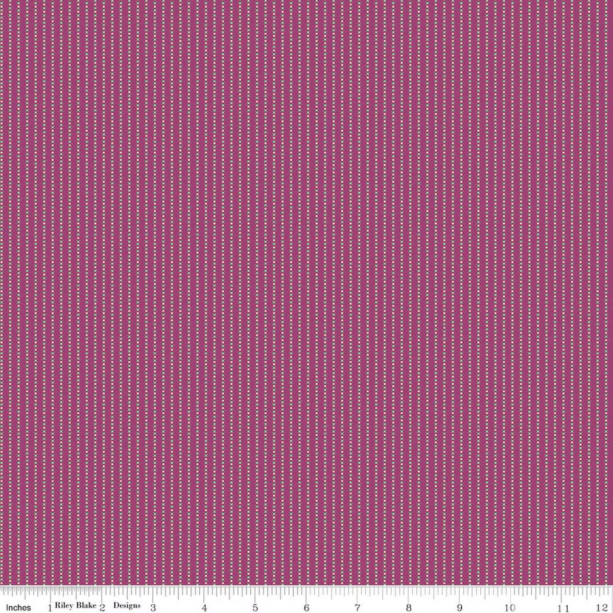 Where The Wildflowers Are / Stripes in Fuchsia