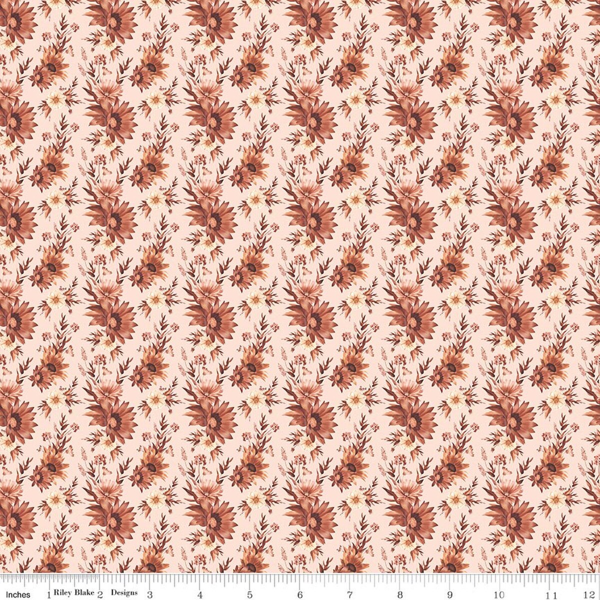 Harvest on the Prairie / Floral in Latte