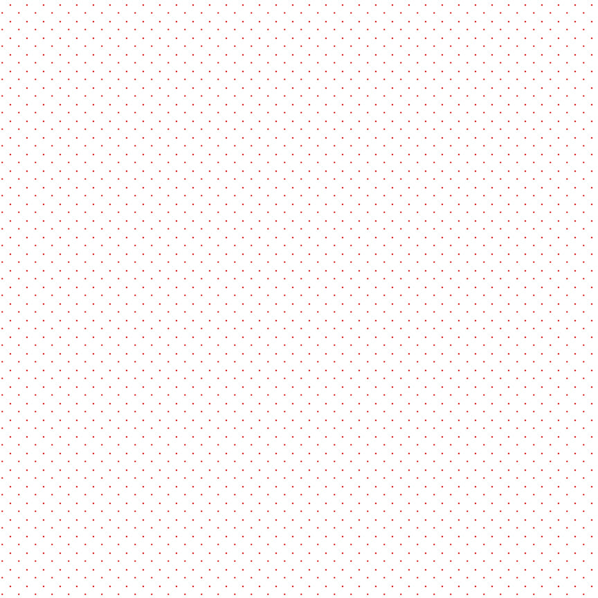 American Jane Pindots / Red on White