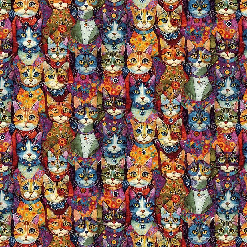 Purrfect Patchwork / Dressed Up Cats