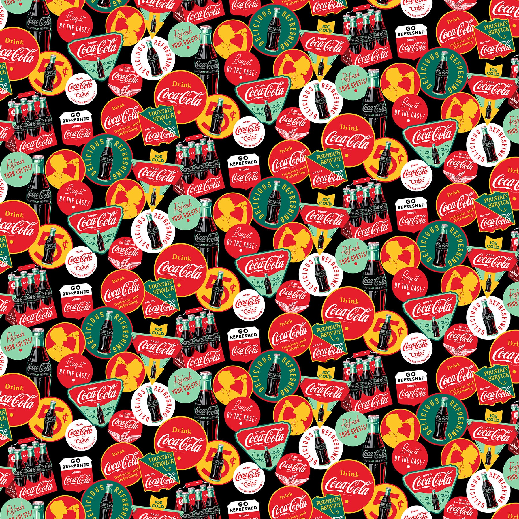 Coca-Cola® / Emblems in Black