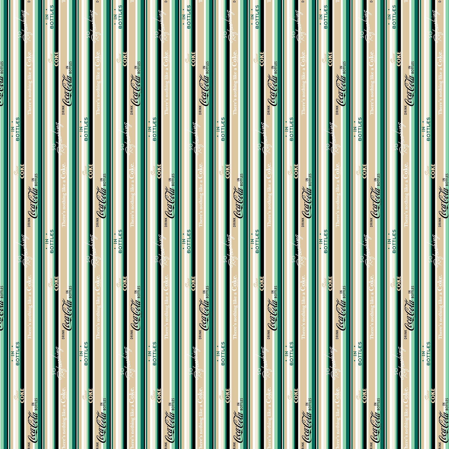 Coca-Cola® / Stripes in Teal