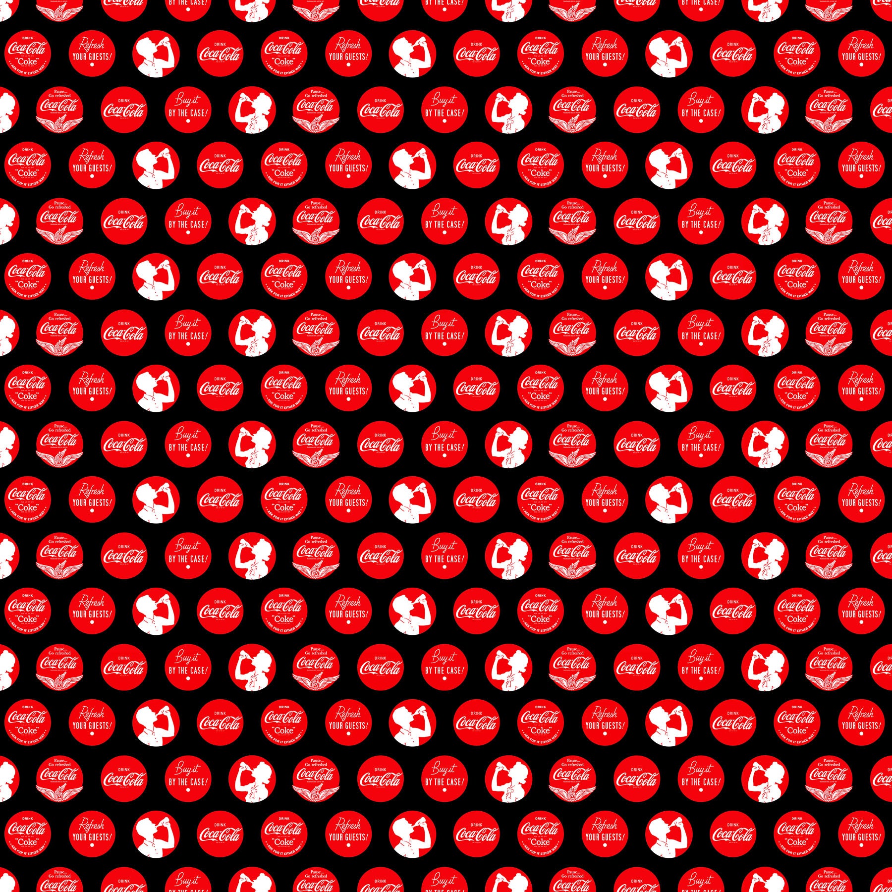 Coca-Cola® / Bottle Caps in Black