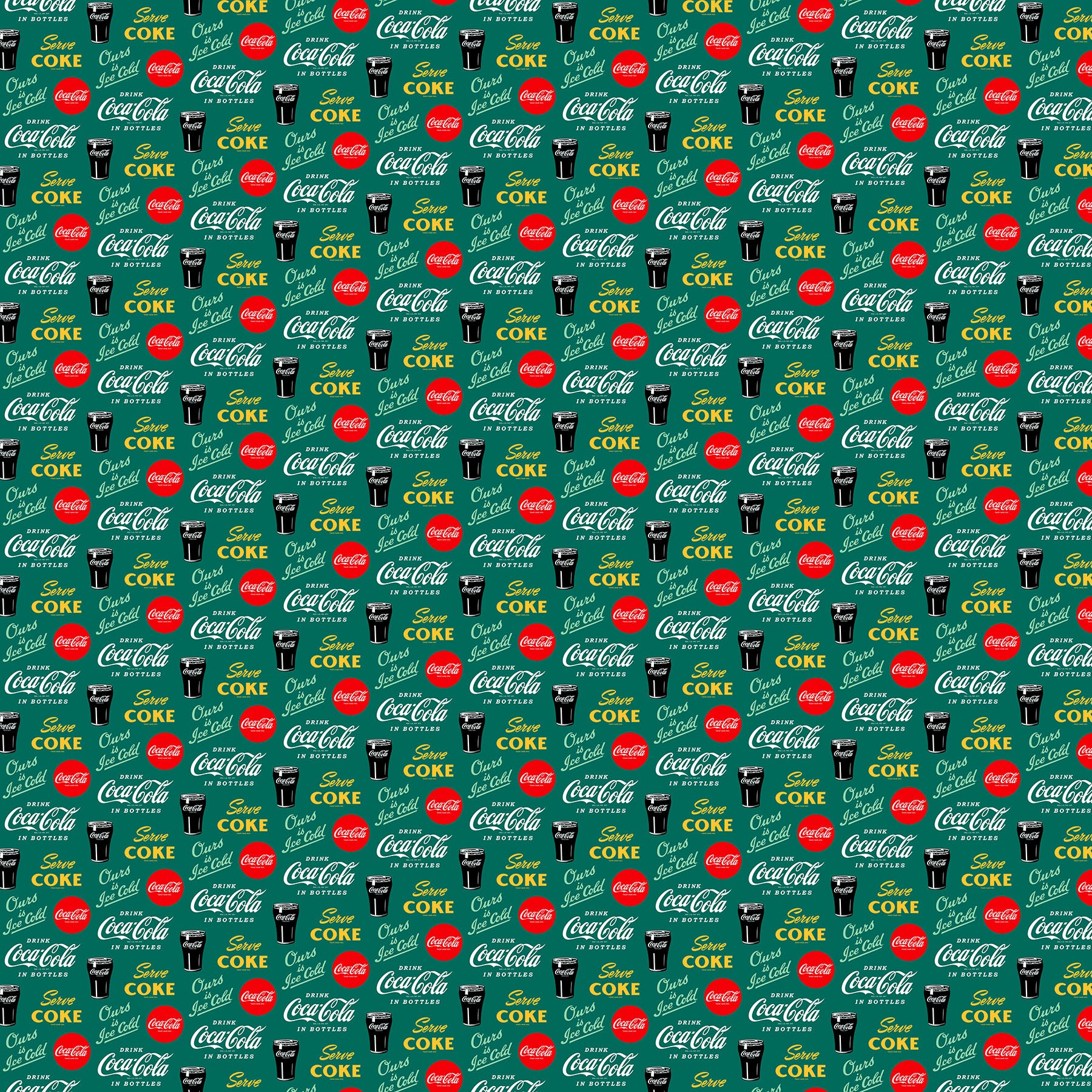 Coca-Cola® / Small Text in Dark Teal