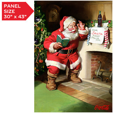 Coca-Cola® Christmas Santa Panel