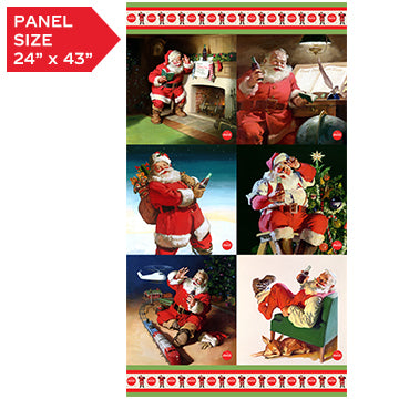Coca-Cola® Christmas Santa Block Panel