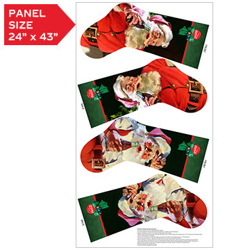 Coca-Cola® Christmas Stocking Panel