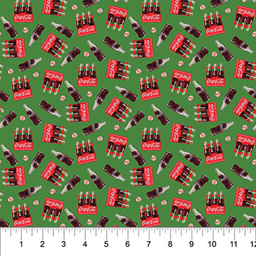 Coca-Cola® Christmas / Tossed Crate in Green