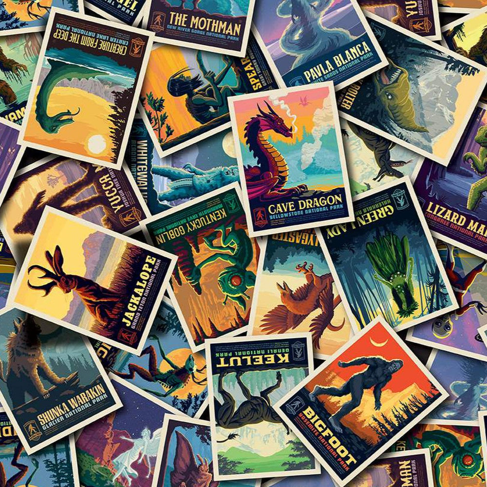 Legends of the National Parks / Postcard Toss in Multi