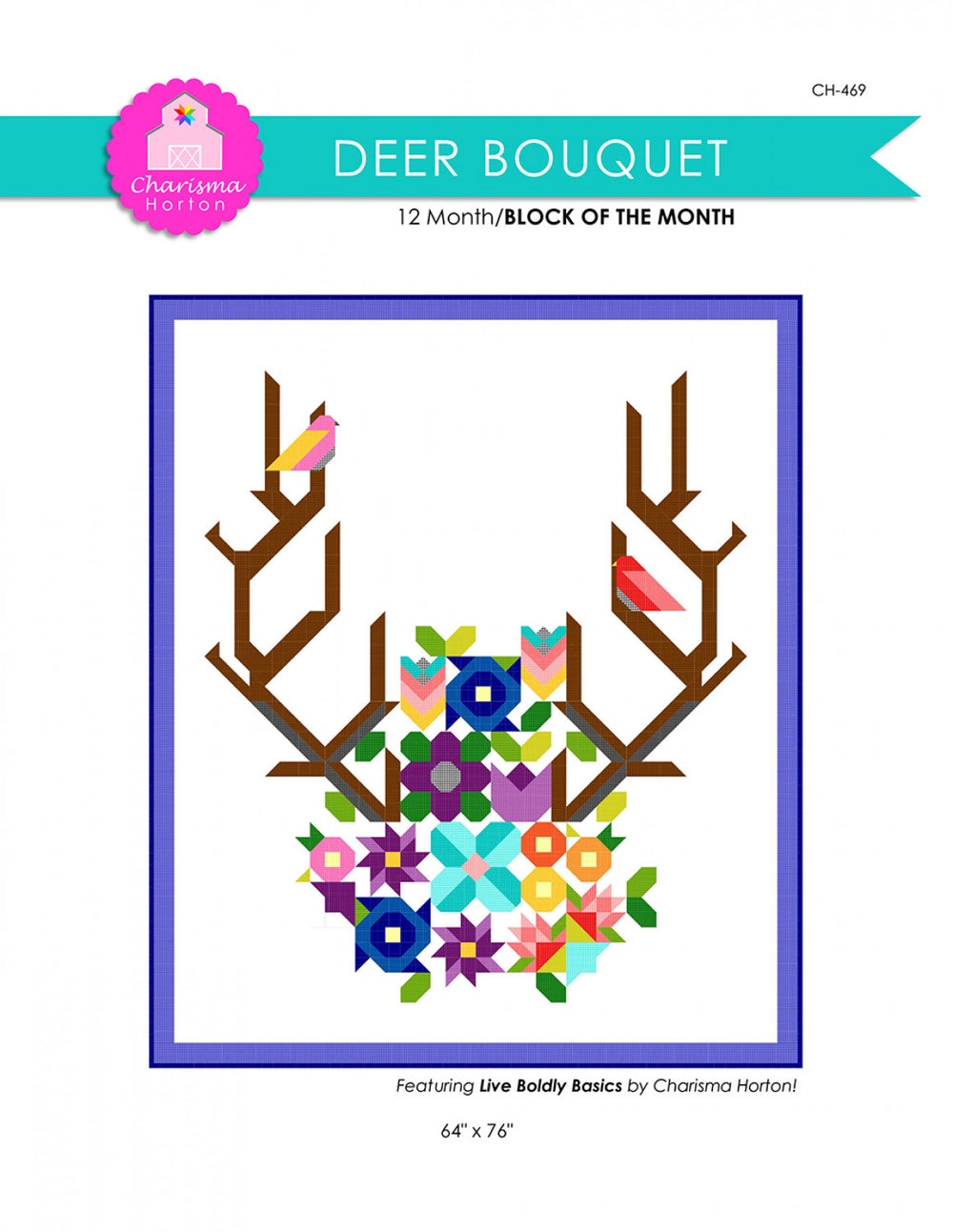 Deer Bouquet Pattern