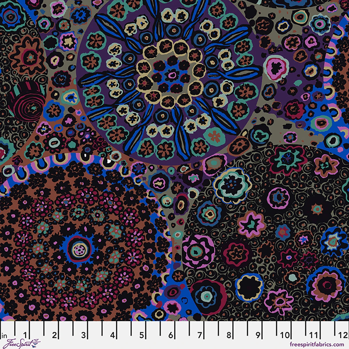 Kaffe Fassett Cotton Lawn / Millefiore in Dark
