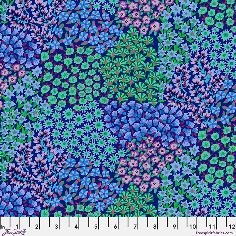 Kaffe Fassett Cotton Lawn / Persian Garden in Blue