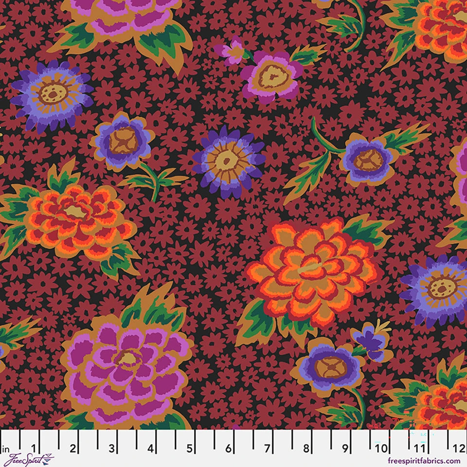 Kaffe Fassett Cotton Lawn / Charlotte in Dark