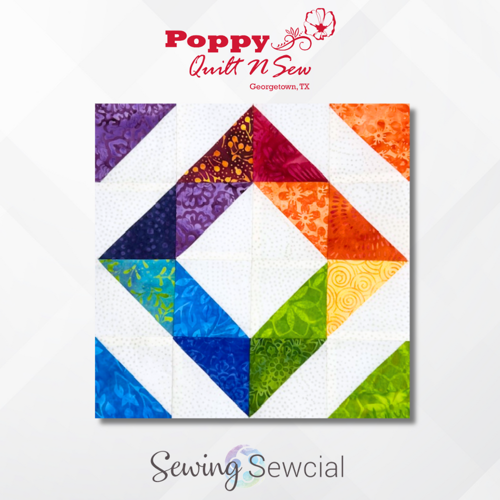 Sewing Sewcial "Color Me Bold" Quilt Block Kit
