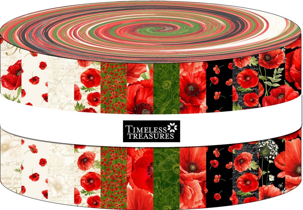 Poppy Passion 2.5" Strips