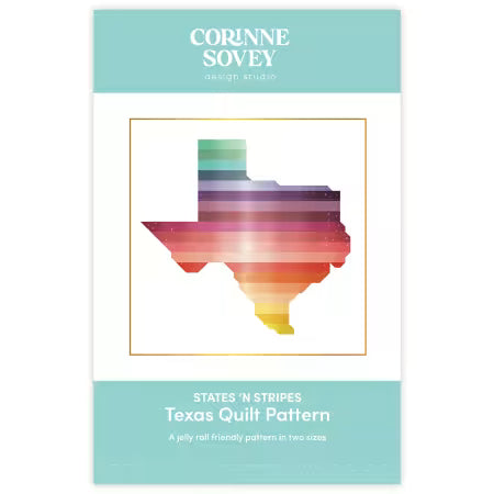 States 'N Stripes Texas Quilt Pattern