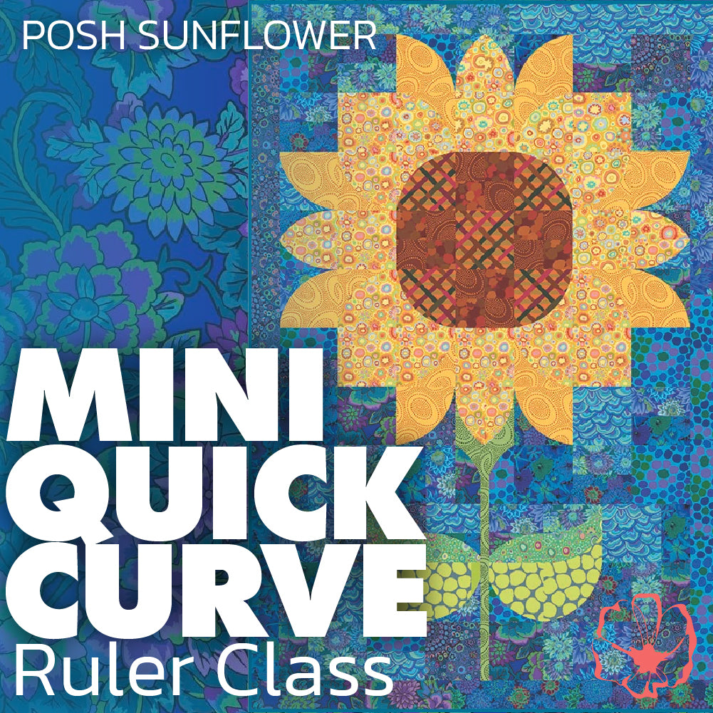 Mini Quick Curve Ruler Class - Posh Sunflower