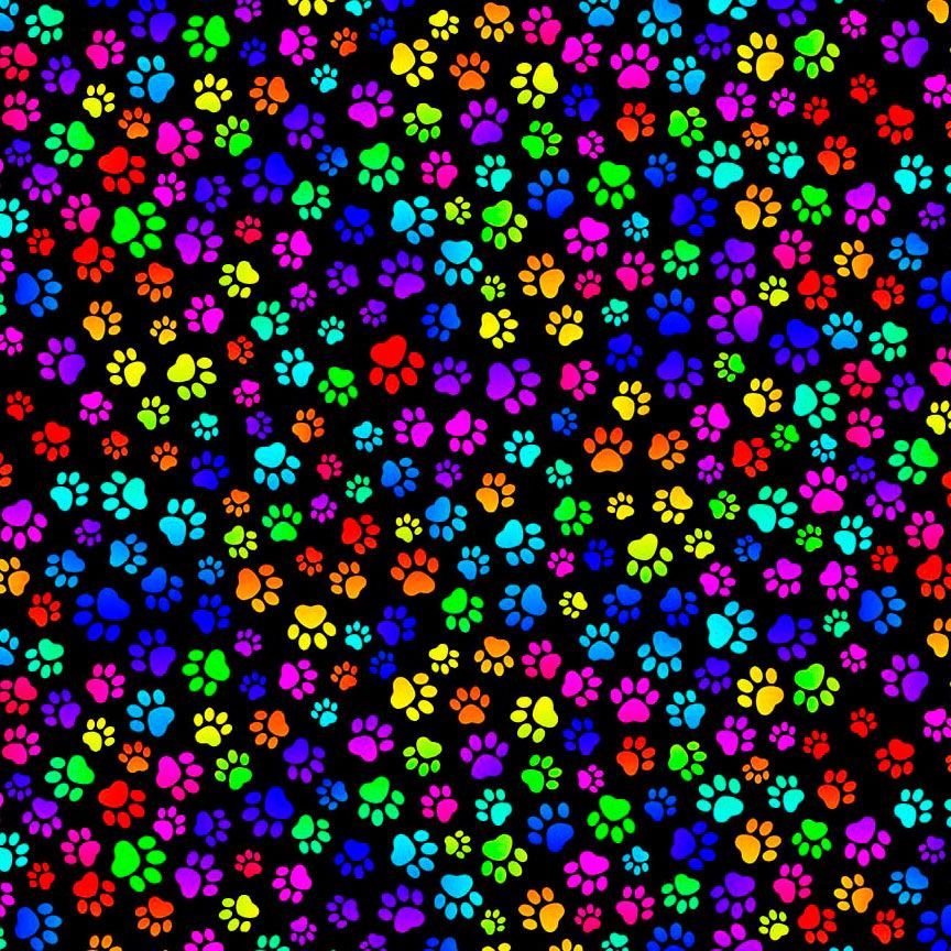 Puparazzi / Bright Dog Paw Prints