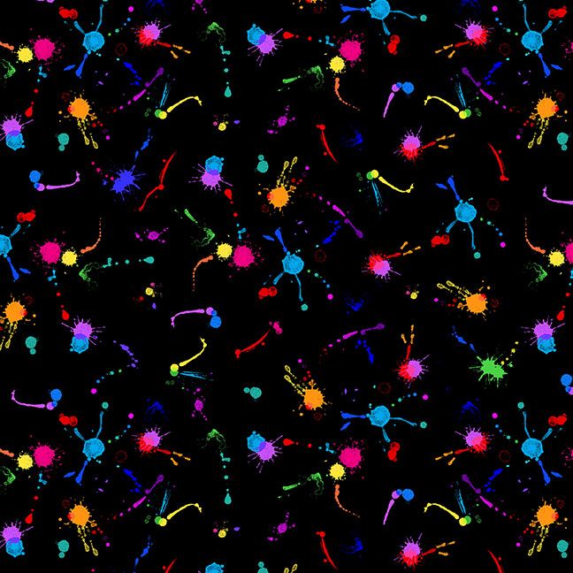 Petal Power / Painted Splash Dots