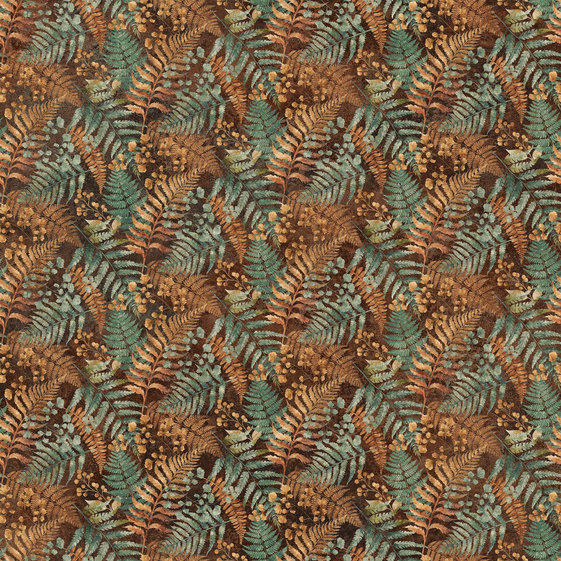 Rooted / Ferns in Brown