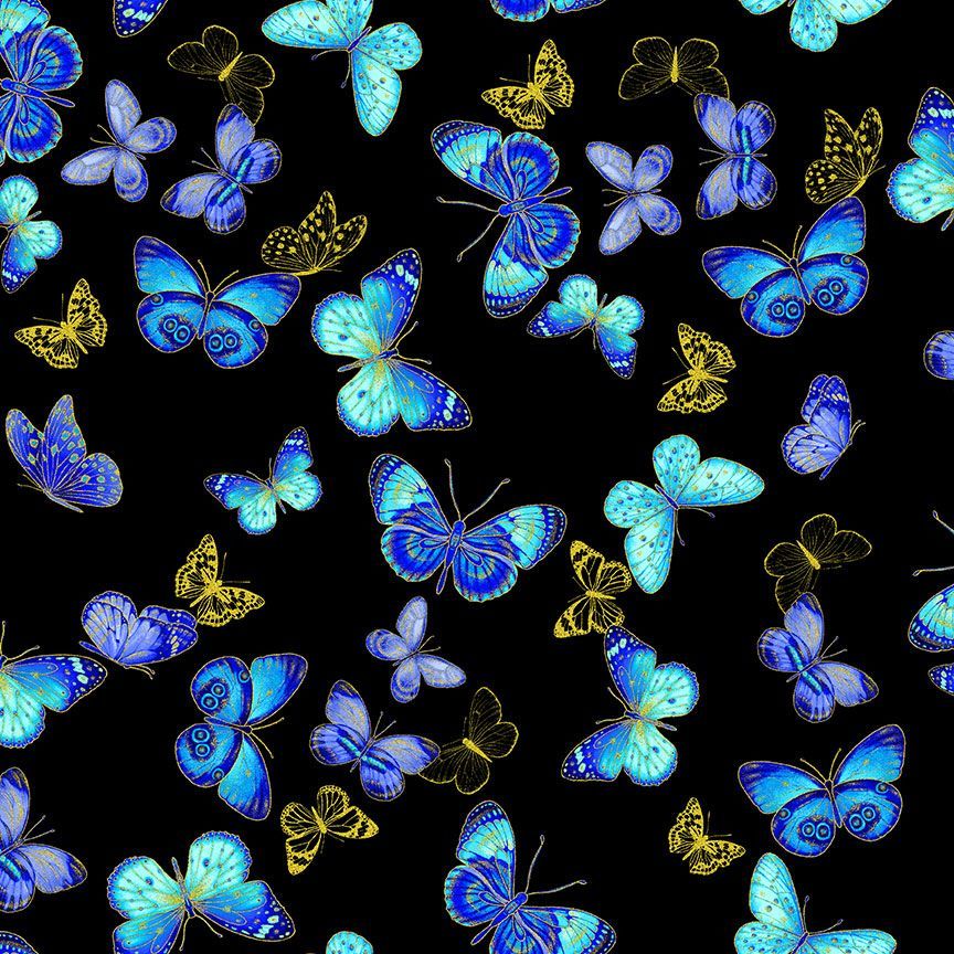 Escapade / Flying Butterflies in Black