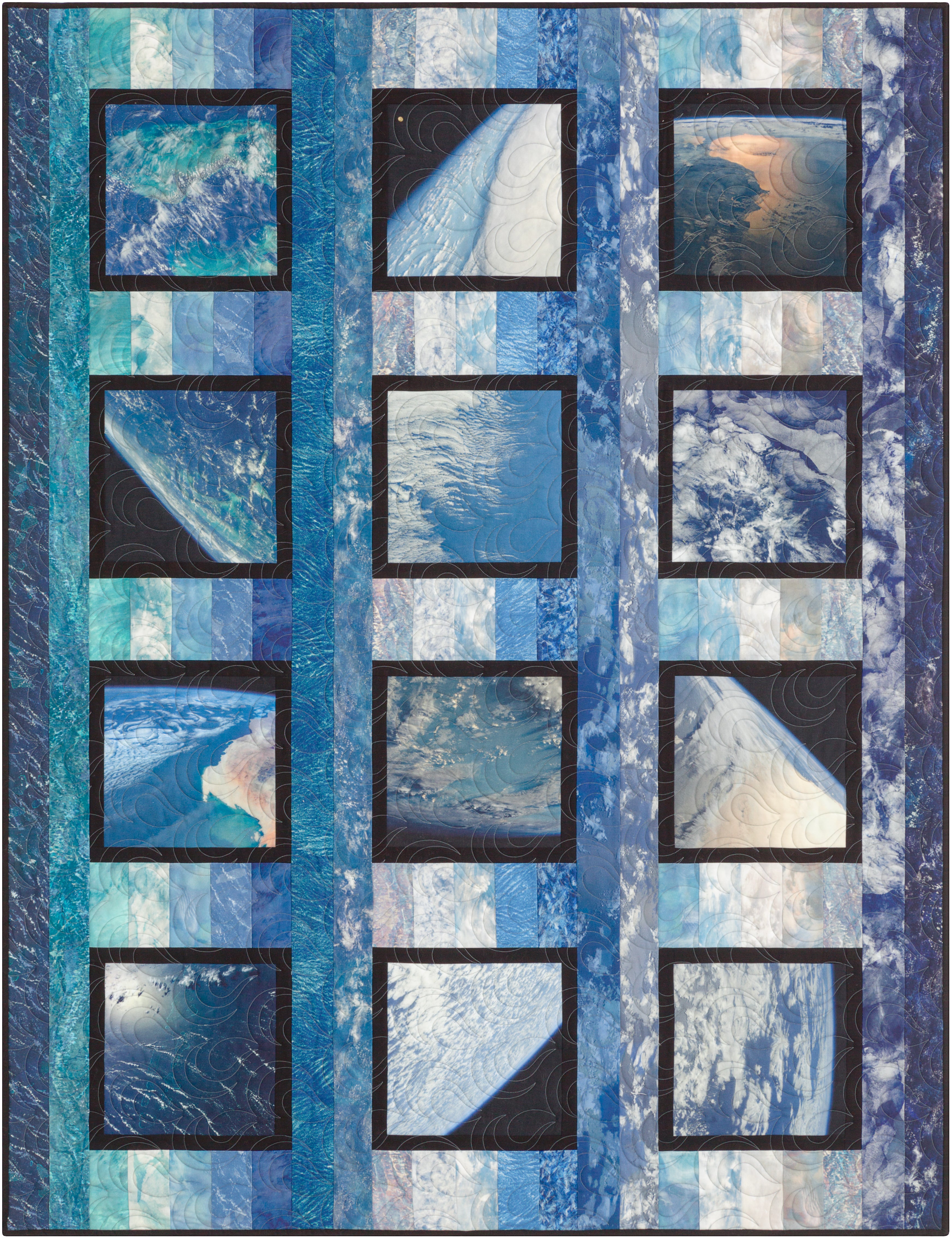 Blue Planet Reflections Quilt Kit