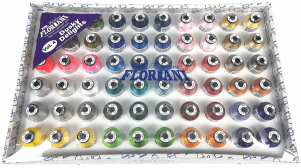 Floriani 60 Spool Set / Vol 4: Dusky Delights
