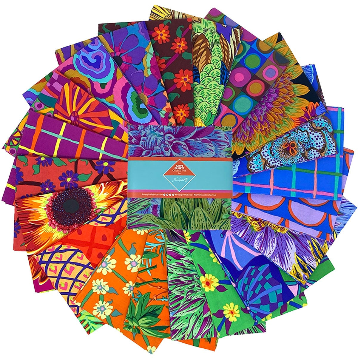 Kaffe Fassett August 2026 / 5" Squares in Jewel