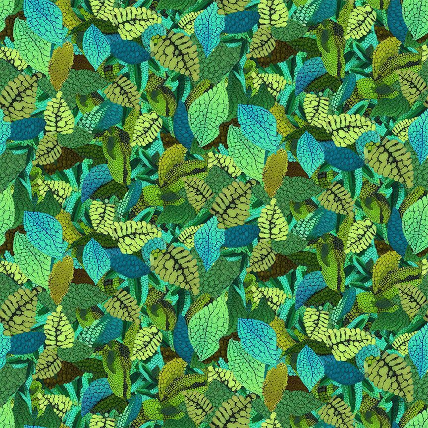 Jubilant / Packed Leaves in Green