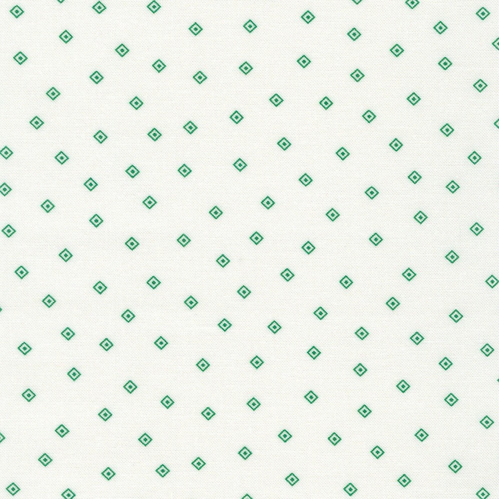 Hints of Prints / Green Diamonds