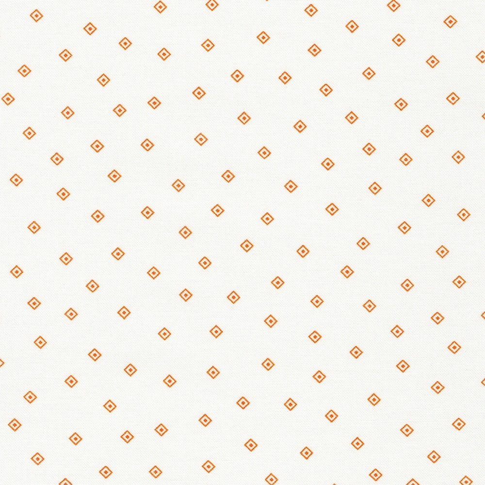 Hints of Prints / Orange Diamonds