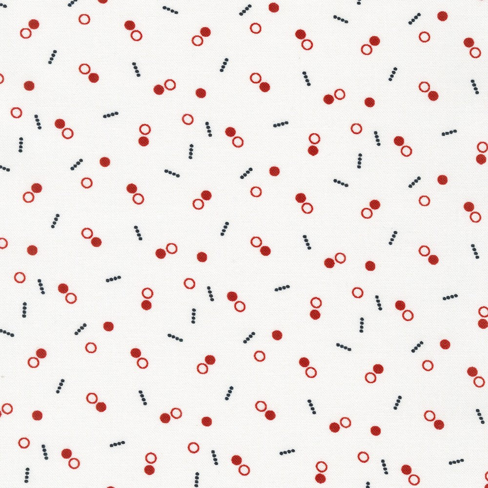 Hints of Prints / Red Circles & Dots