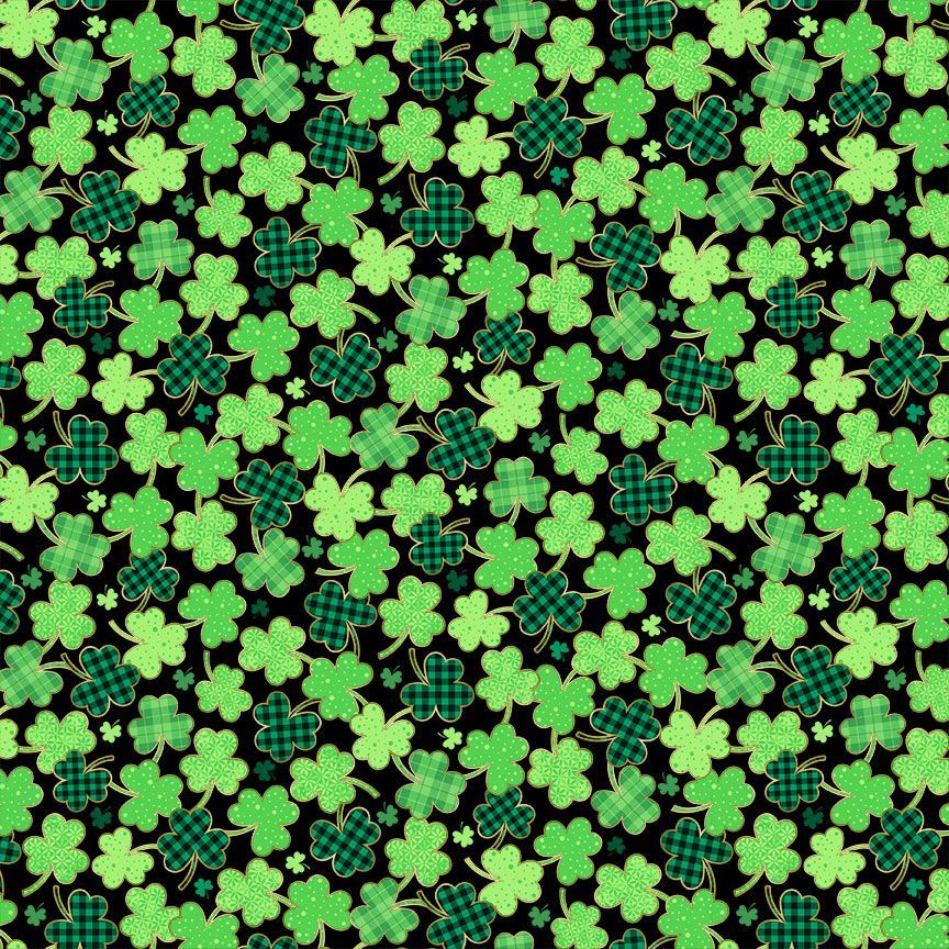 Good Luck Charm / Patterned Shamrocks