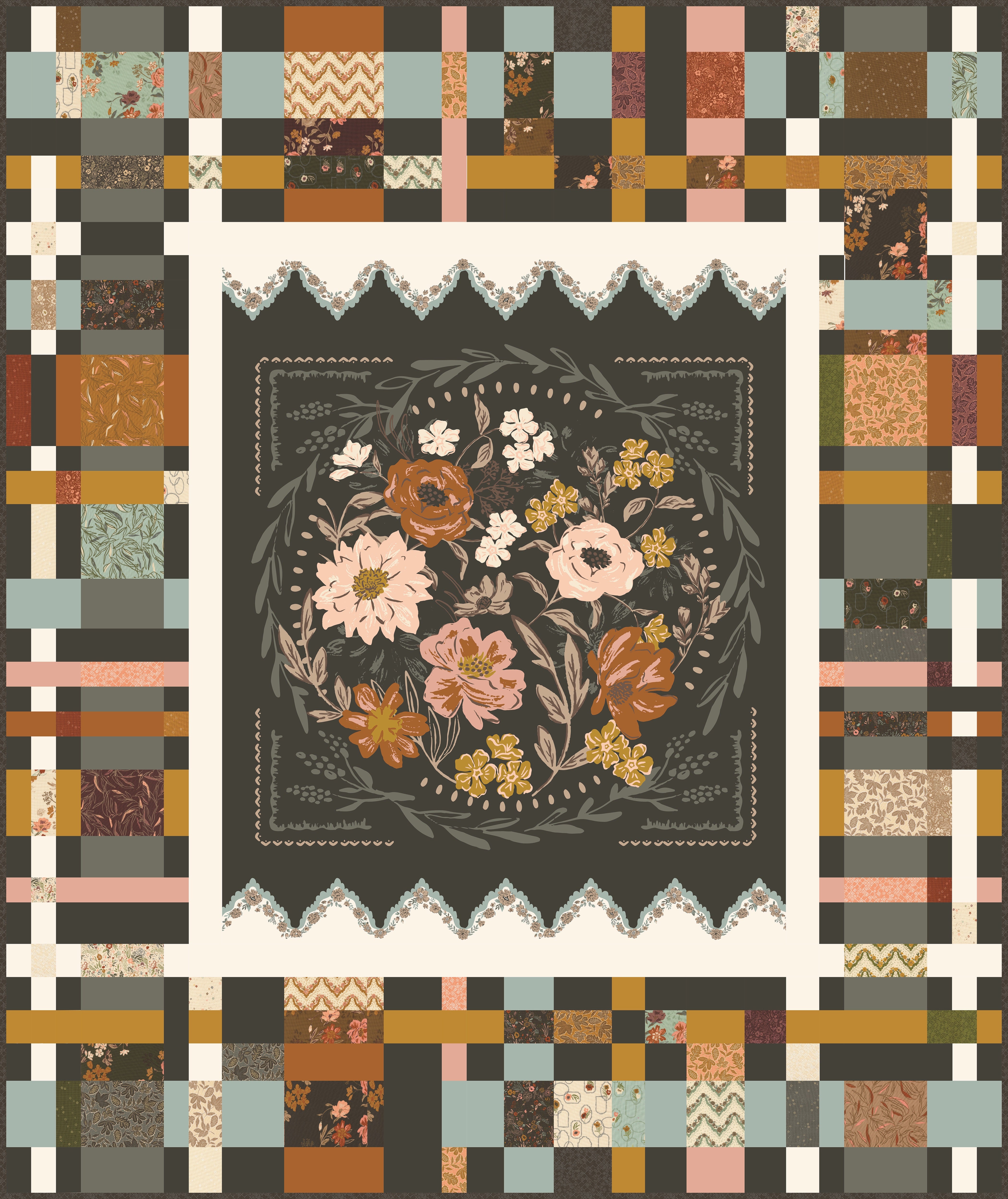 Foraged, Found & Hand Me Down Quilt Kit