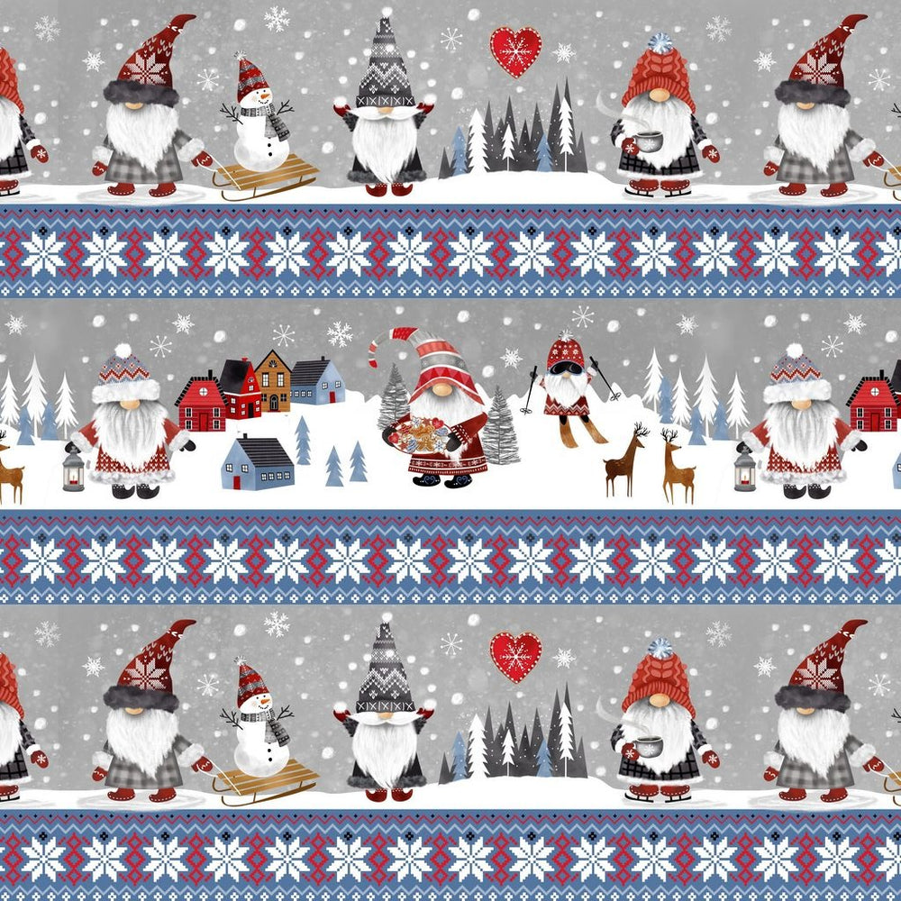 Nordic Gnomes / Winter Stripes