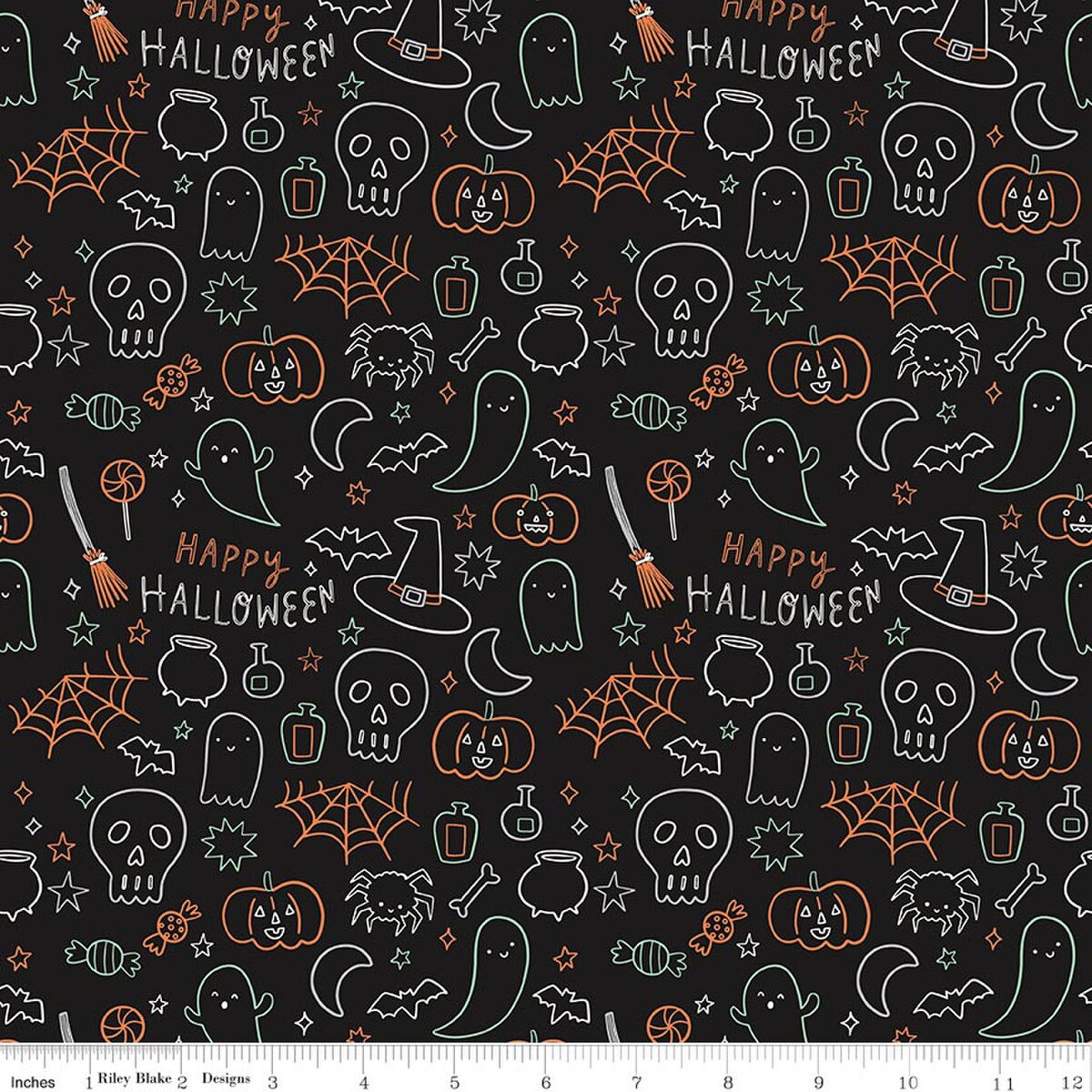 Frank and Friends / Halloween Icons in Black (Glow in the Dark)