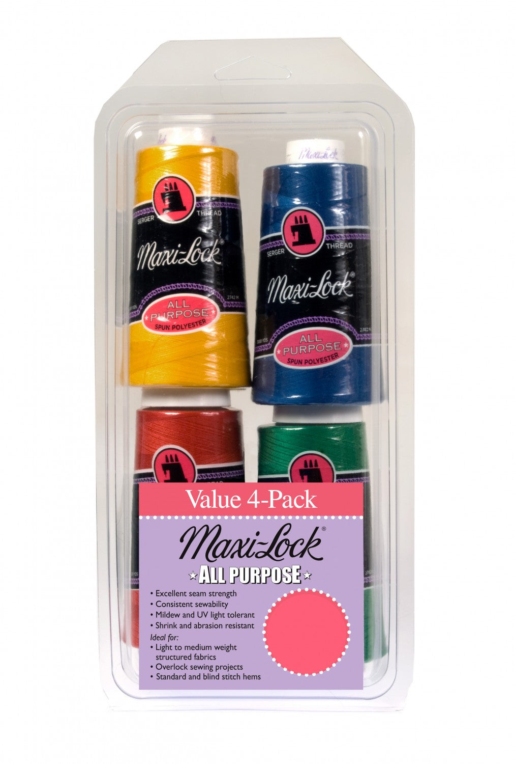 Maxi-Lock® All Purpose Thread Set / Brights